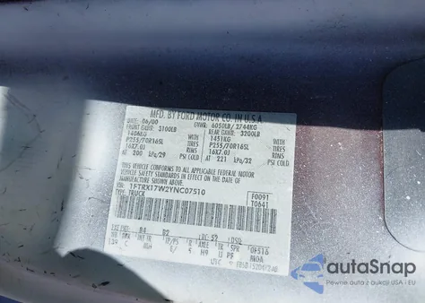 2003 Ford F-150 Lariat/Xl/Xlt from USA, damaged, VIN 2FTRX17W23CA06253